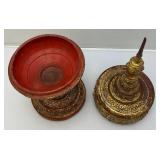 Est. $175.00 - $2,000.00 Burmese Gilded Offering Vessel From Burma
