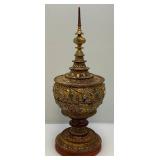 Est. $175.00 - $2,000.00 Burmese Gilded Offering Vessel From Burma