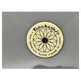 Vintage Japanese Takahashi Porcelain Cobalt Blue Floral Elegant Trinket Dish 7 3/8" With Foil Label