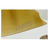 Vintage Chinese Carved Buffalo Horn Fishing Boat 10" x 9 1/2" x 4"