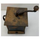 Antique Wooden Coffee Grinder