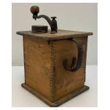 Antique Wooden Coffee Grinder