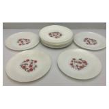 Vintage FIRE-KING Fleurette Dinnerware Milkglass