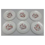 Vintage FIRE-KING Fleurette Dinnerware Milkglass