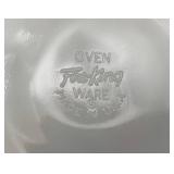 Vintage FIRE-KING Fleurette Dinnerware Milkglass