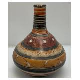 Vintage Tonala Mexico Mid-Century Pottery Vase