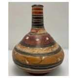 Vintage Tonala Mexico Mid-Century Pottery Vase