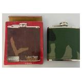 Misc. Vintage Items Including Leather Water Bottle Made In Spain 2 Litre And More