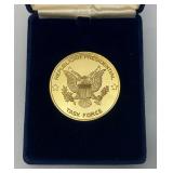Ronald Reagan Presidential Medal Of Merit  2" Republican Presidential Task Force In Original Velvet Case