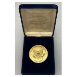 Ronald Reagan Presidential Medal Of Merit  2" Republican Presidential Task Force In Original Velvet Case