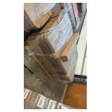 Pallet of boxes 47"x 4"x 4".  Guesstimate is 200+ boxes