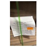 Pallet of boxes size 46"x 4"x 4" - approximately 1,250