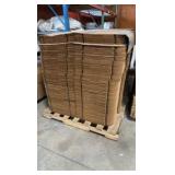 Large pallet of boxes size 67"x 4"x 4" Quantity approximately 536