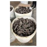 Four full barrels of Klein hickey rebar heads. 3/4" - quantity approx. 2500