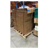 Large pallet of boxes size 67"x 4"x 4" Quantity approximately 536