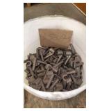 Barrel of New Klein Heads 3/4" Quantity approx 350