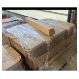 Pallet of boxes 47"x 4"x 4".  Guesstimate is 200+ boxes