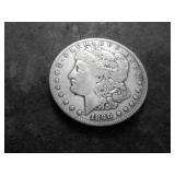 1890 CC Morgan Silver Dollar