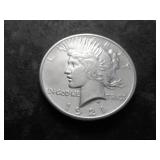 1921 Peace Silver Dollar