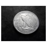 1939 D Walking Liberty Silver Half  Dollar BU