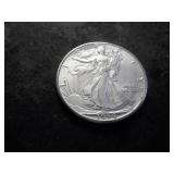 1944 D Walking Liberty Silver Half  Dollar BU