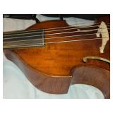 Bass Viola da Gamba by Paul Joseph Reichlin (1982) with Bow and Hard Case