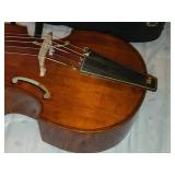 Bass Viola da Gamba by Paul Joseph Reichlin (1982) with Bow and Hard Case