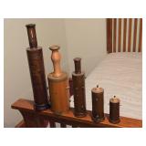 Lot of (5) Racketts - (4) Renaissance (SATB) and (1) Baroque Bass