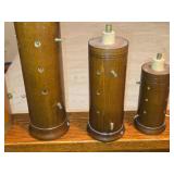 Lot of (5) Racketts - (4) Renaissance (SATB) and (1) Baroque Bass