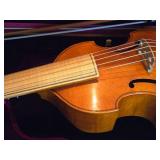 6 String Pardessus de Viola by Paul Reichlin (1971) with Bow, Case