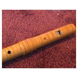 Ganassi style Curly Maple Wood F Alto Recorder A-440 Pitch by Von Huene