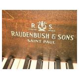 Piano by Raudenbush & Sons (St. Paul MN) with Piano Bench
