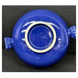 Vintage Fiesta Ware Cobalt Blue Dinnerware Set with Casserole, Plates, Bowls, Cups and Shakers