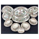 Vintage Alfred Meakin Indian Tree China Set / Vintage Alfred Meakin Indian Tree Medina Shape China Dinnerware Set