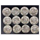 Vintage Alfred Meakin Indian Tree China Set / Vintage Alfred Meakin Indian Tree Medina Shape China Dinnerware Set