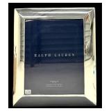 Ralph Lauren Beekman 8x10 Silver Plate Picture Frame in Box