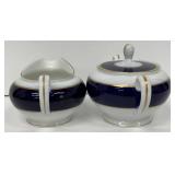 Vintage Rosenthal Claudin China Tea Set with Teapot, Sugar, Creamer, 12 Saucers, 11 Teacups