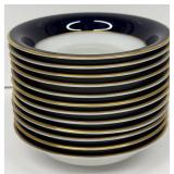 Vintage Rosenthal Claudin China Tea Set with Teapot, Sugar, Creamer, 12 Saucers, 11 Teacups