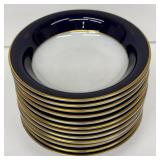 Vintage Rosenthal Claudin China Tea Set with Teapot, Sugar, Creamer, 12 Saucers, 11 Teacups