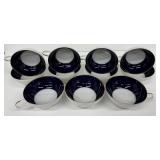 Vintage Rosenthal Claudin China Tea Set with Teapot, Sugar, Creamer, 12 Saucers, 11 Teacups