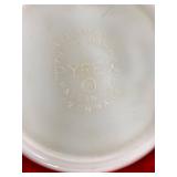 Set of 3 Vintage Pyrex Mixing Bowls in Yellow, Red, and Blue