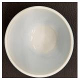 Set of 3 Vintage Pyrex Mixing Bowls in Yellow, Red, and Blue