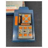 Vintage Radio Shack Armatron Mobile Robot and Robotic Banker Coin Bank Set