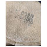 Vintage U.S. Vintage Military Canteen with Canvas Cover & Belt - 6x8 in
