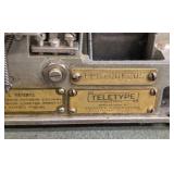 Vintage Teletype Simplex Printer 2-B Vintage Teletype Machine - Teletype Corp