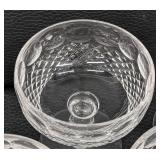 Set of Nine Waterford Colleen Crystal Champagne Glasses