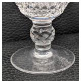 Set of 11 Waterford Colleen Claret Glasses