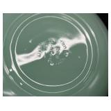 Pair of Fire King Jadeite Single Spout Skillet Bowls