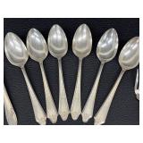 Vintage Holmes & Edwards & 1847 Rogers Bros Vintage Silver Plate Flatware Lot - Assorted Patterns