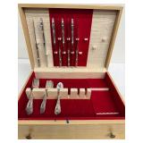 Wallace Rose Point Sterling Silver Flatware Set - Vintage